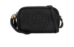 Soho Disco Mini Crossbody, Leather, Black, 347994, DB, 4*